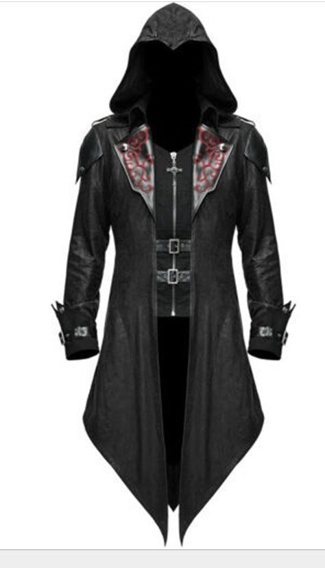 Medieval Gothic Performance Coat for Halloween