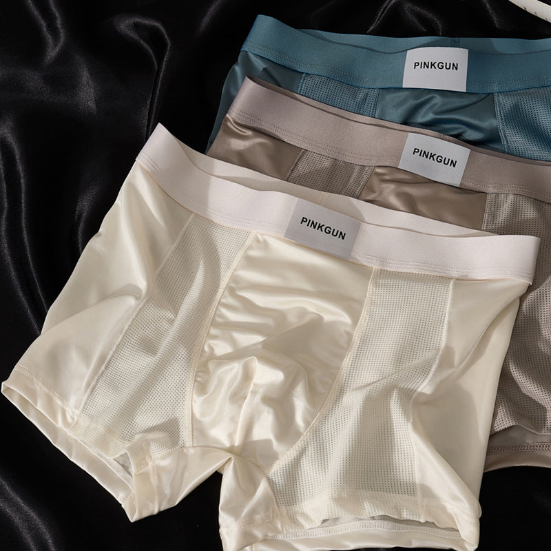 Mens Antibacterial Breathable Boxer Briefs
