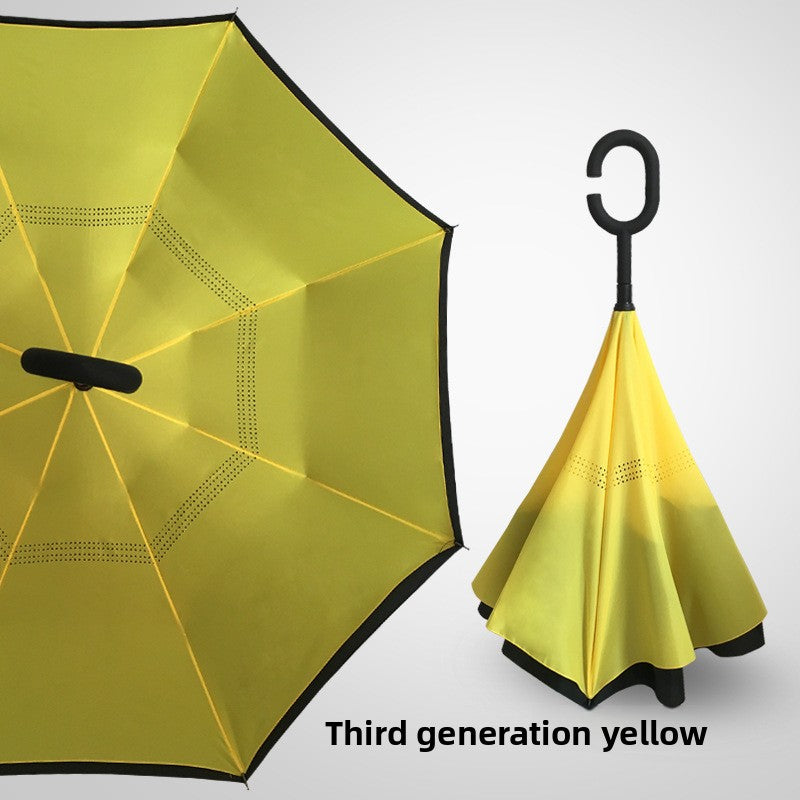 Reverse double-layer umbrella