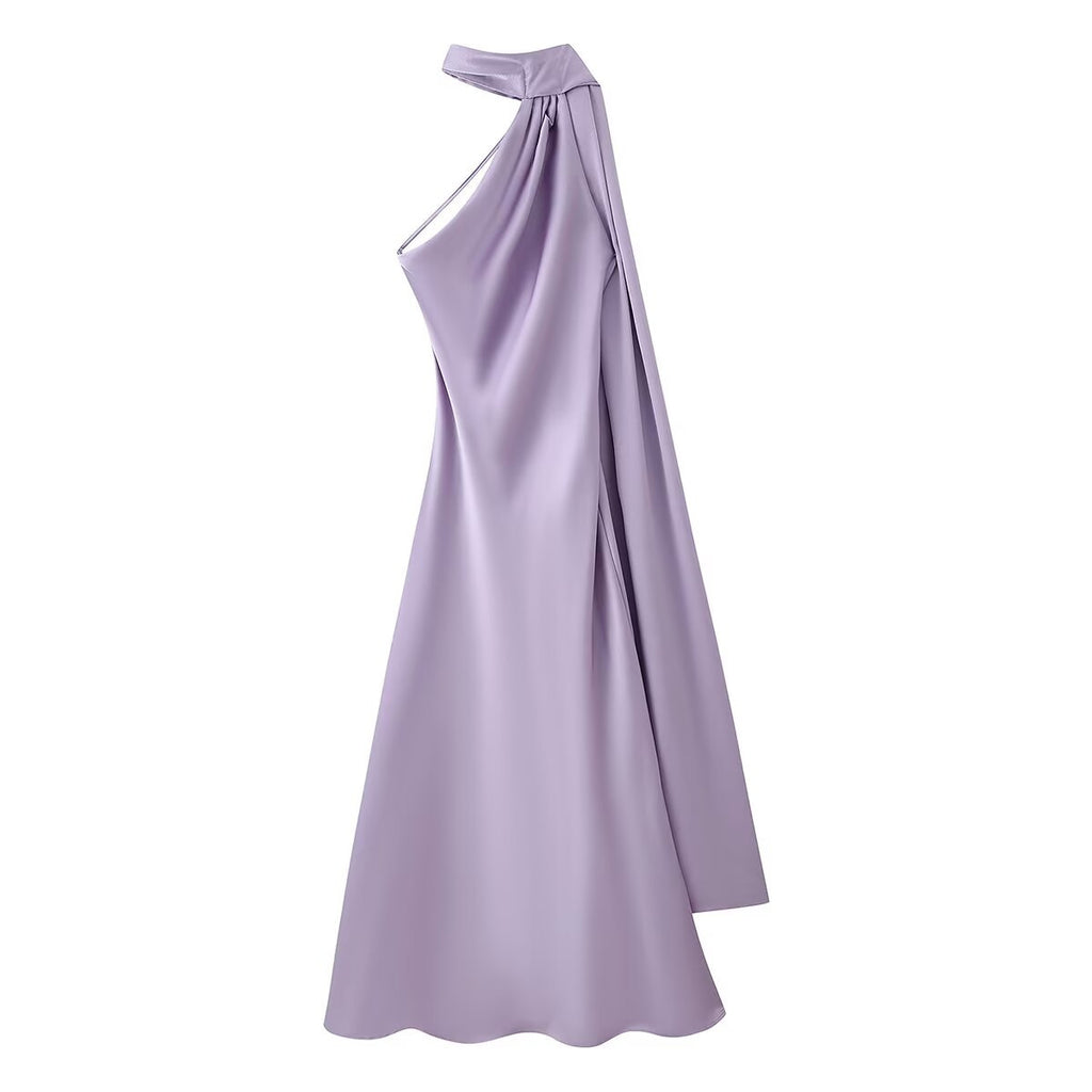 Elegant Halter Backless Slim Long Dress