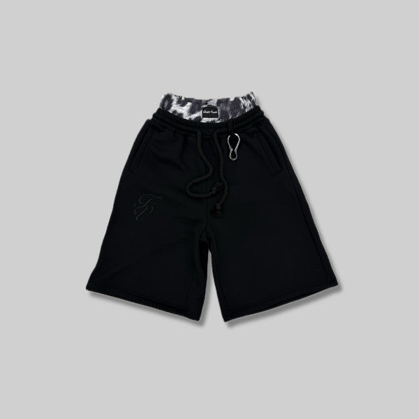 Men's Double Waistband Cropped Casual Shorts