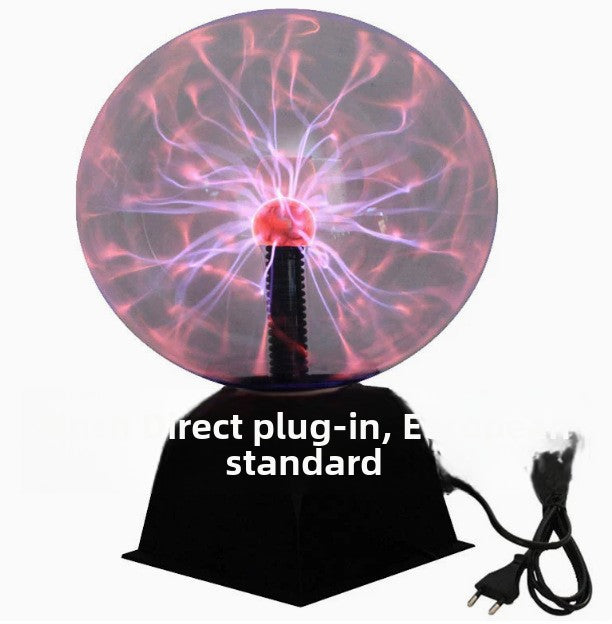 Touch-sensitive plasma ball lightning lamp