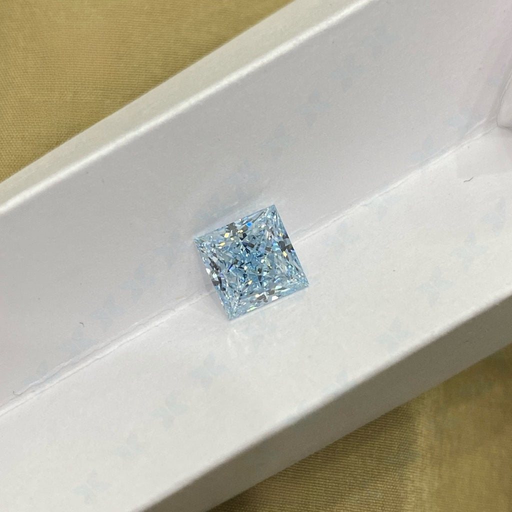 Sky Blue Lab Grown Loose Diamond for Jewelry