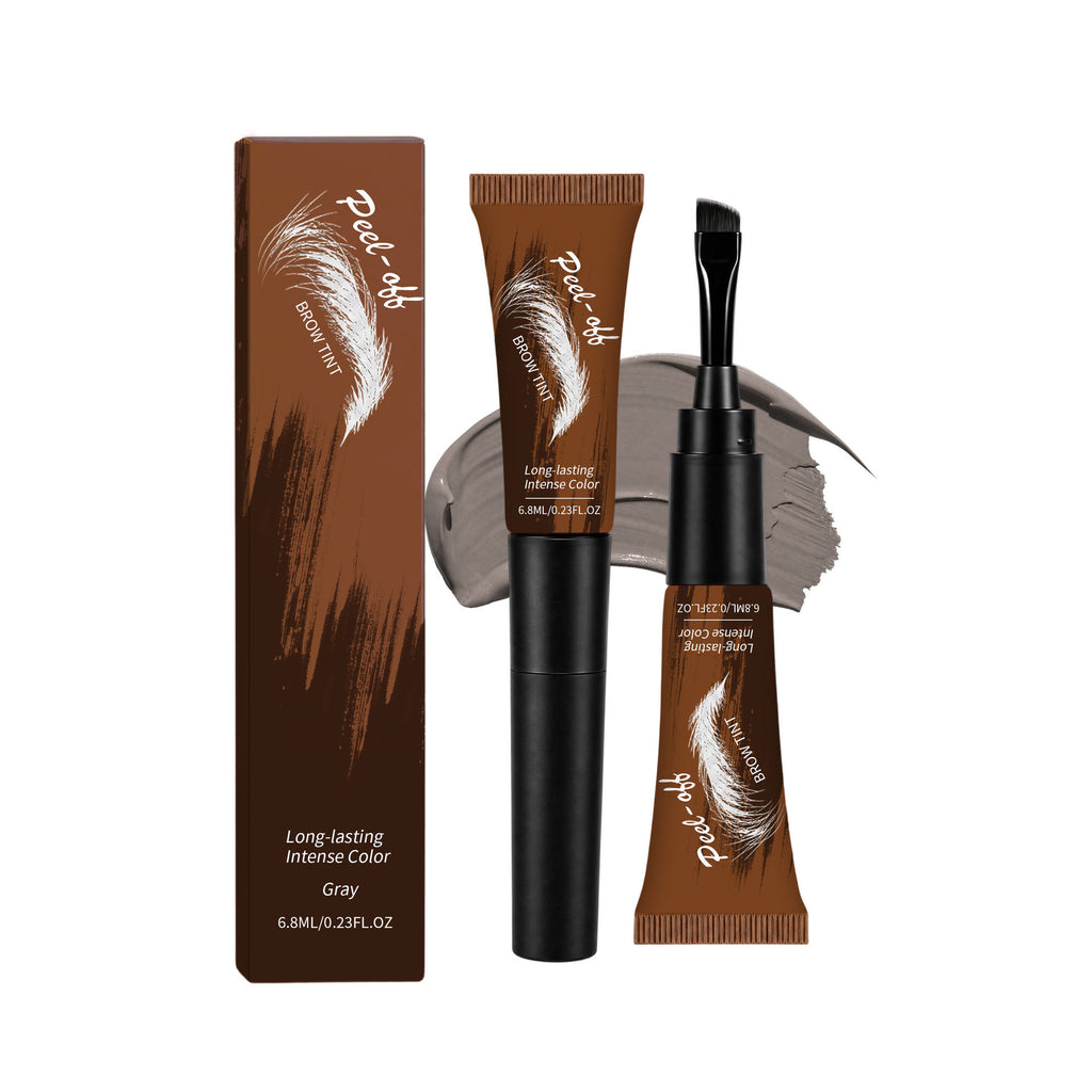 Peel-off eyebrow tint