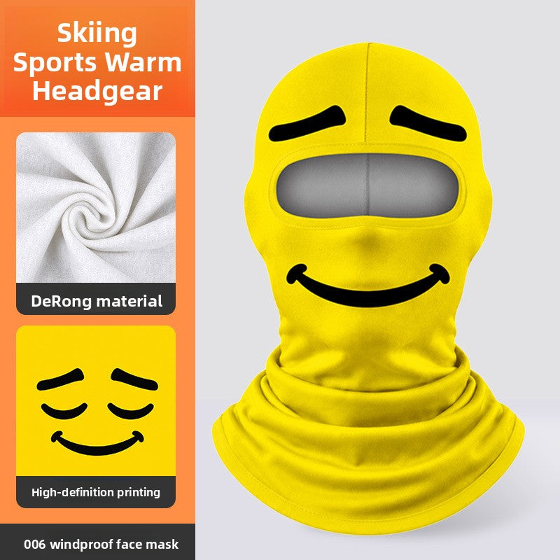 3D Digital Printed Milk Silk Balaclava Ski Motorcycle Face Mask teemdrop