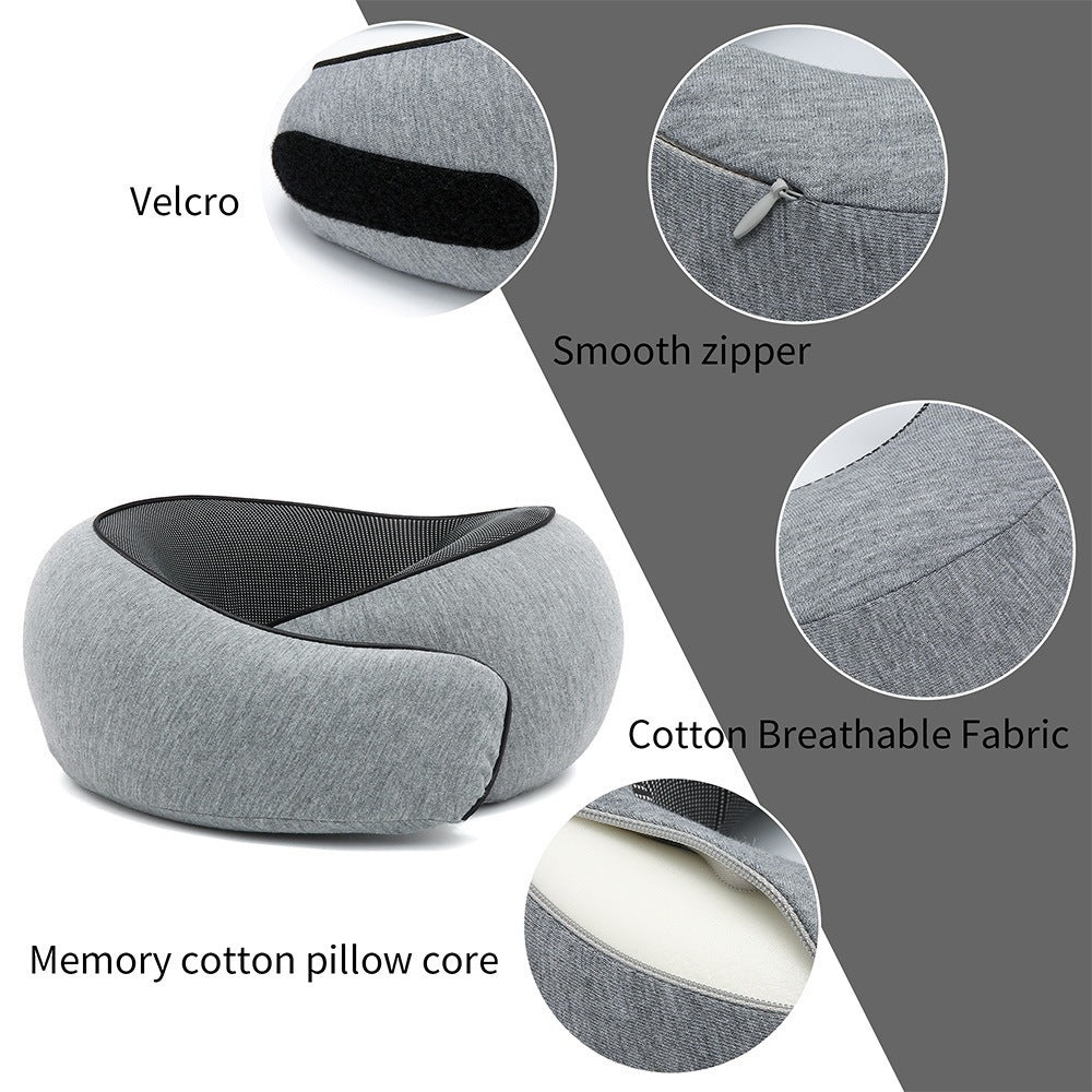 Memory Foam U-Shaped Travel Pillow teemdrop