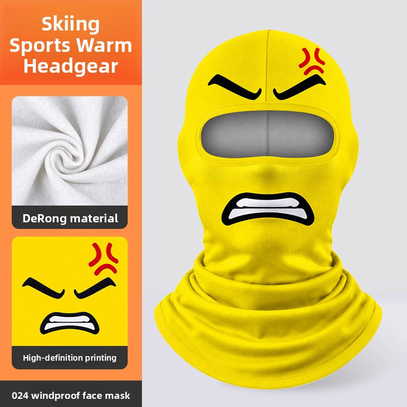3D Digital Printed Milk Silk Balaclava Ski Motorcycle Face Mask teemdrop