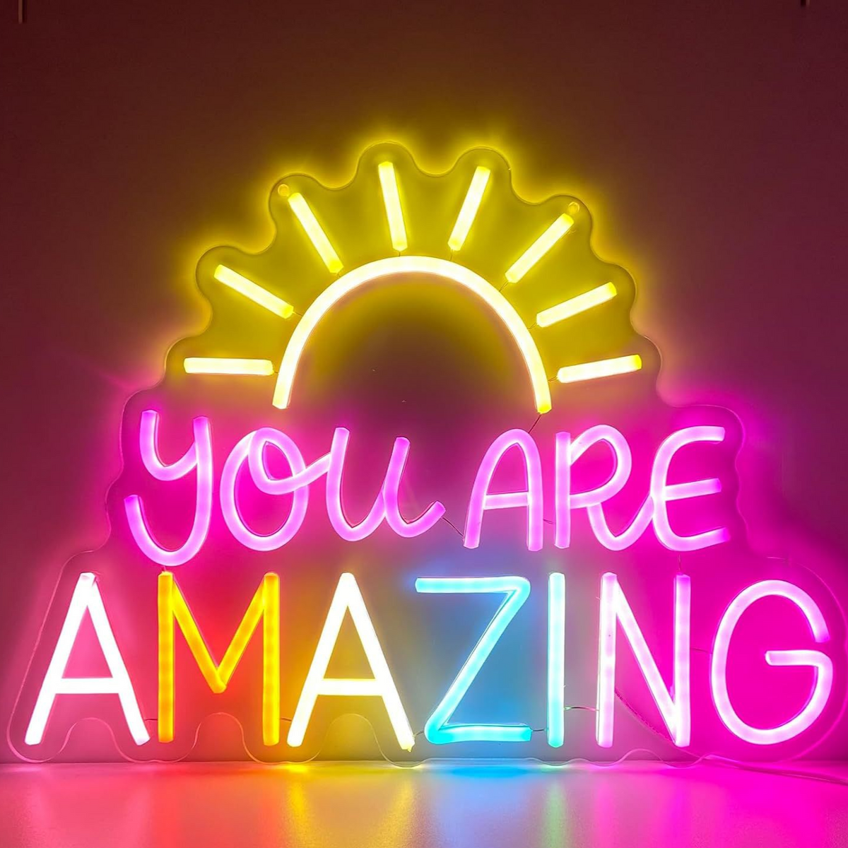 LED Neon Sign Wall Decor Acrylic Light teemdrop