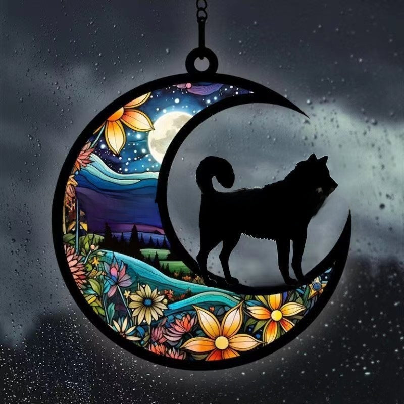 Dog Cat Window Hanging Ornament Personalized Gift