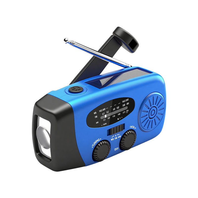Multifunction Hand Crank Solar Emergency Radio