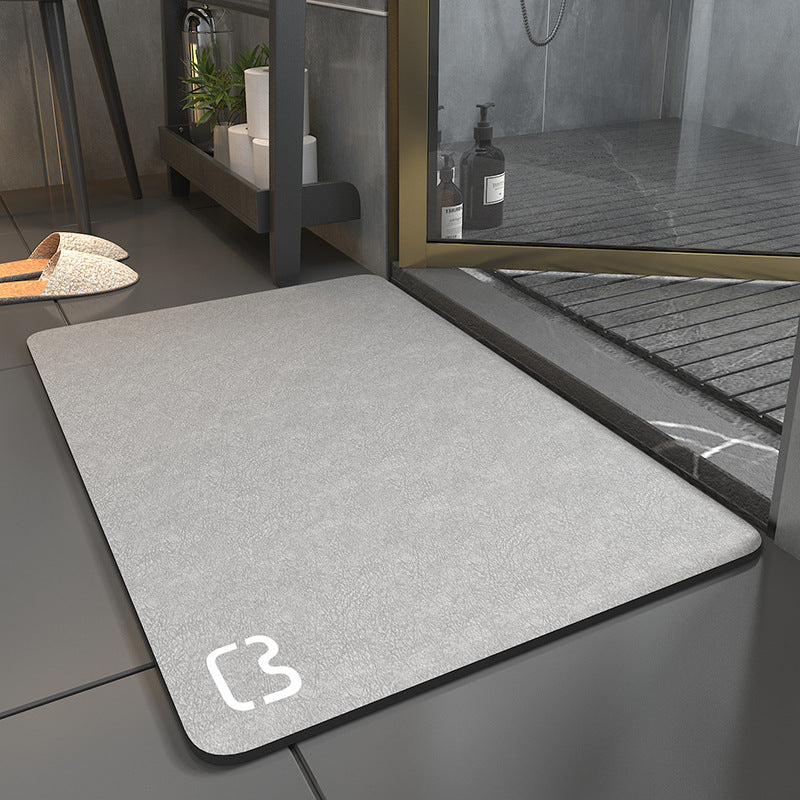 Quick-Dry Plush Bath Mat Floor Mat