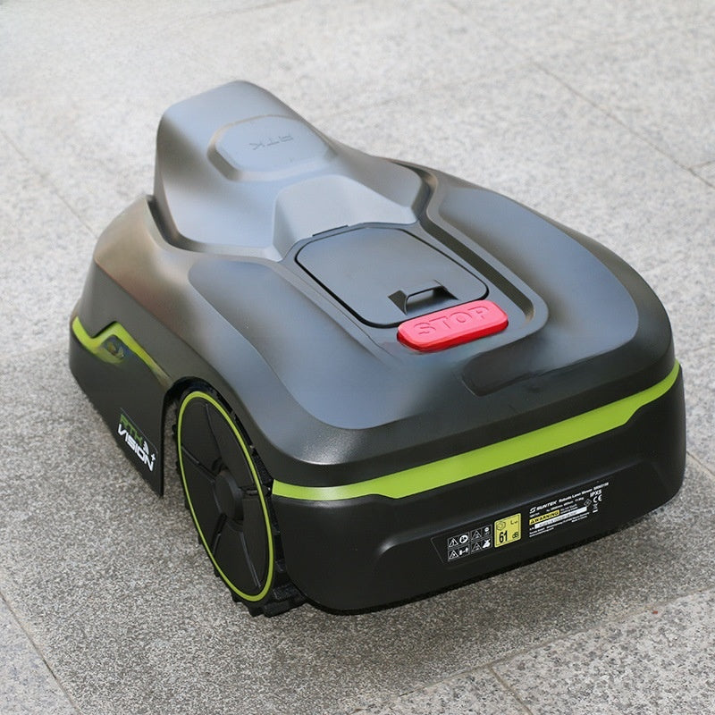 Autonomous Lawn Mowing Robot with Vision AI Navigation