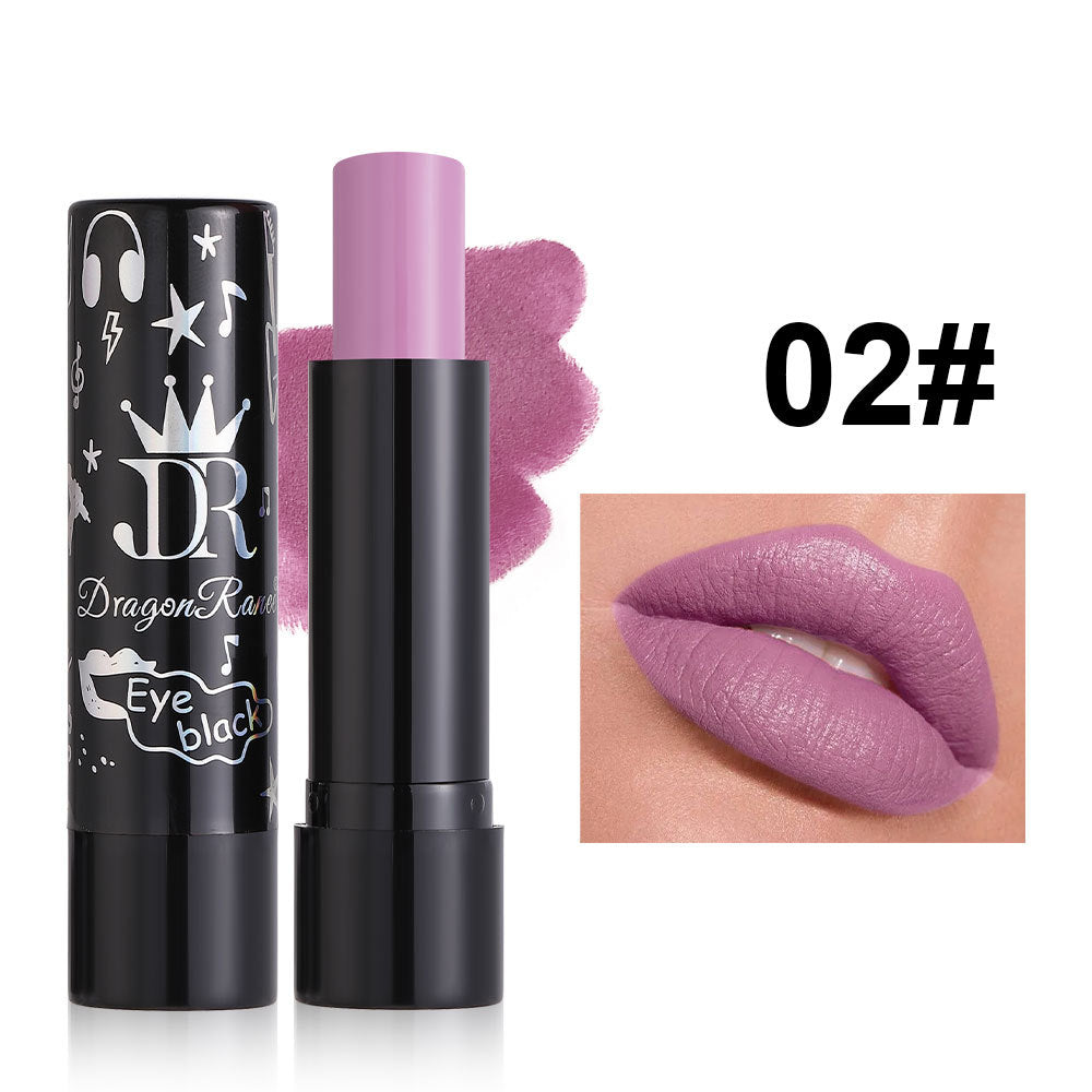 Dark purple green black lipstick face painting