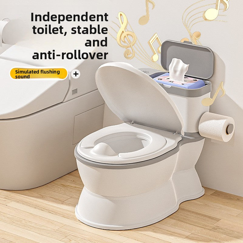 Children Simulated Flushing Sound Toilet Trainer