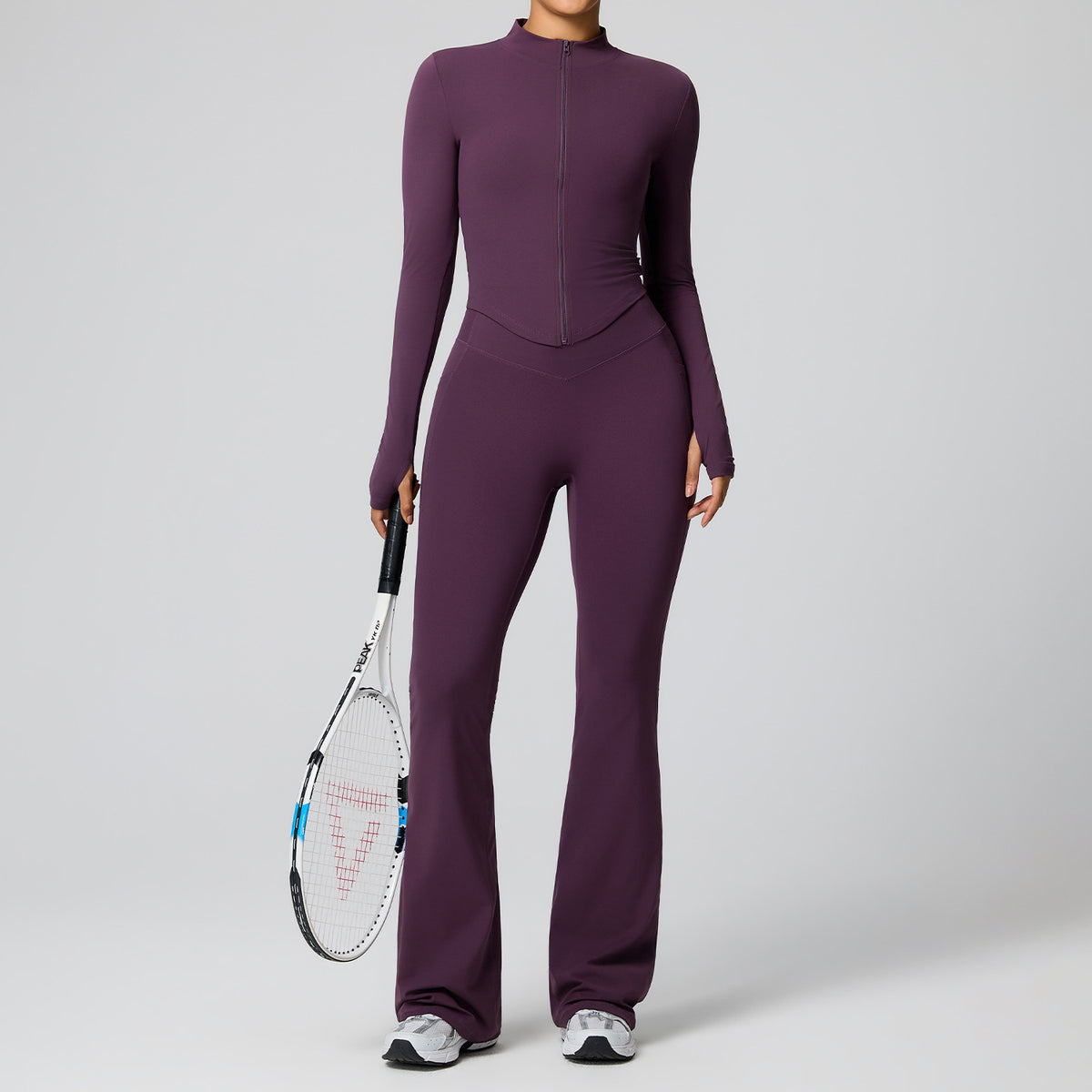 Women Two Piece Yoga Outfit High Waist Tight Sportswear Set teemdrop