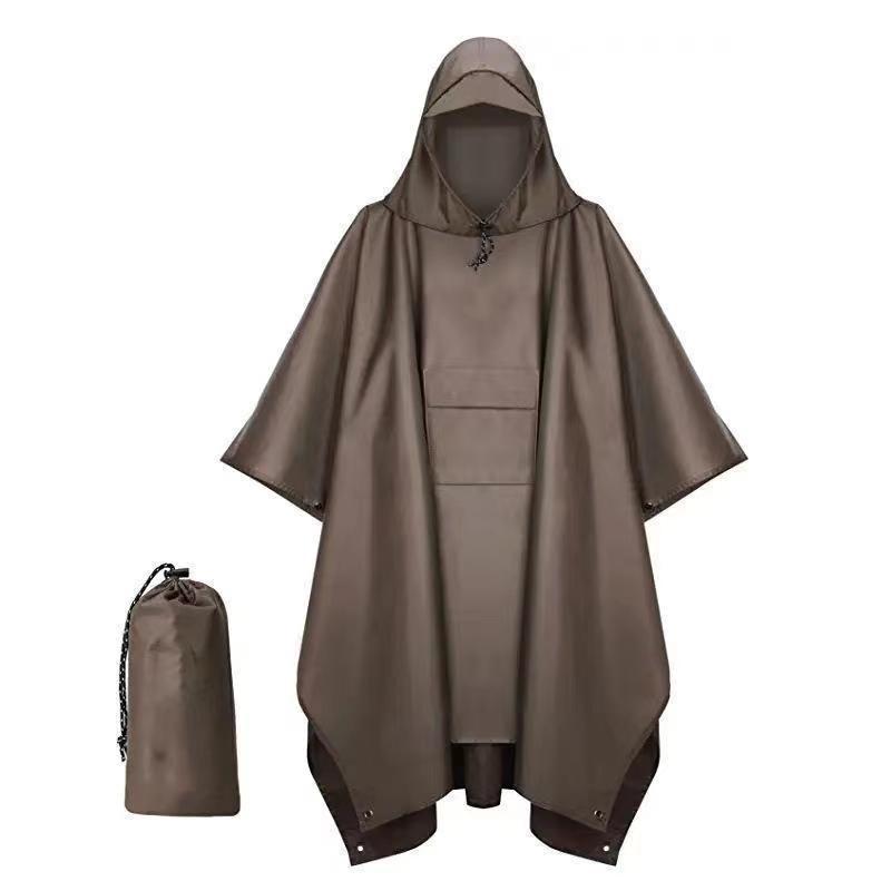 Fashionable cape raincoat for outdoor use teemdrop