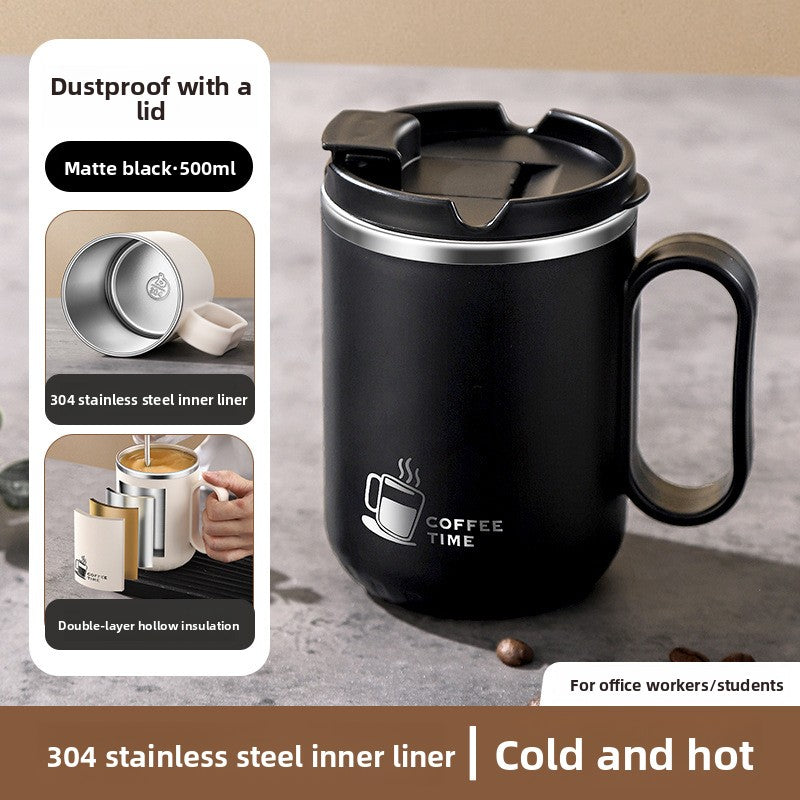 Stainless Steel Mug with Lid for Coffee Tea
