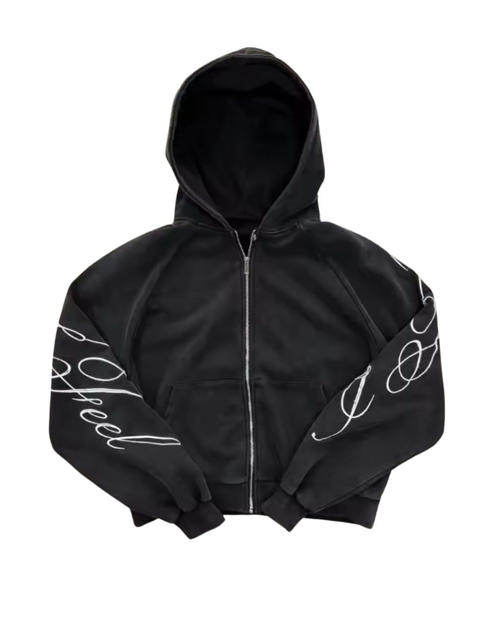 Women Letter Print Hooded Sweatshirt