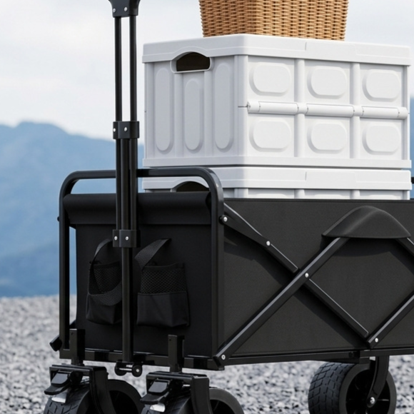 Outdoor folding trolley teemdrop