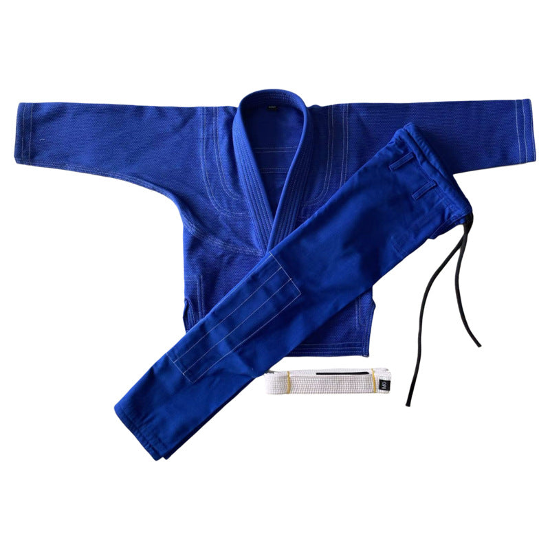 Brazilian Jiu-Jitsu Gi 100% Cotton BJJ Uniform Set with Belt for Competition and Training teemdrop