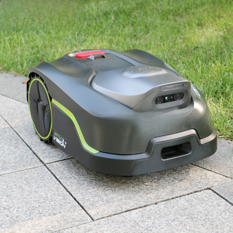Autonomous Lawn Mowing Robot with Vision AI Navigation