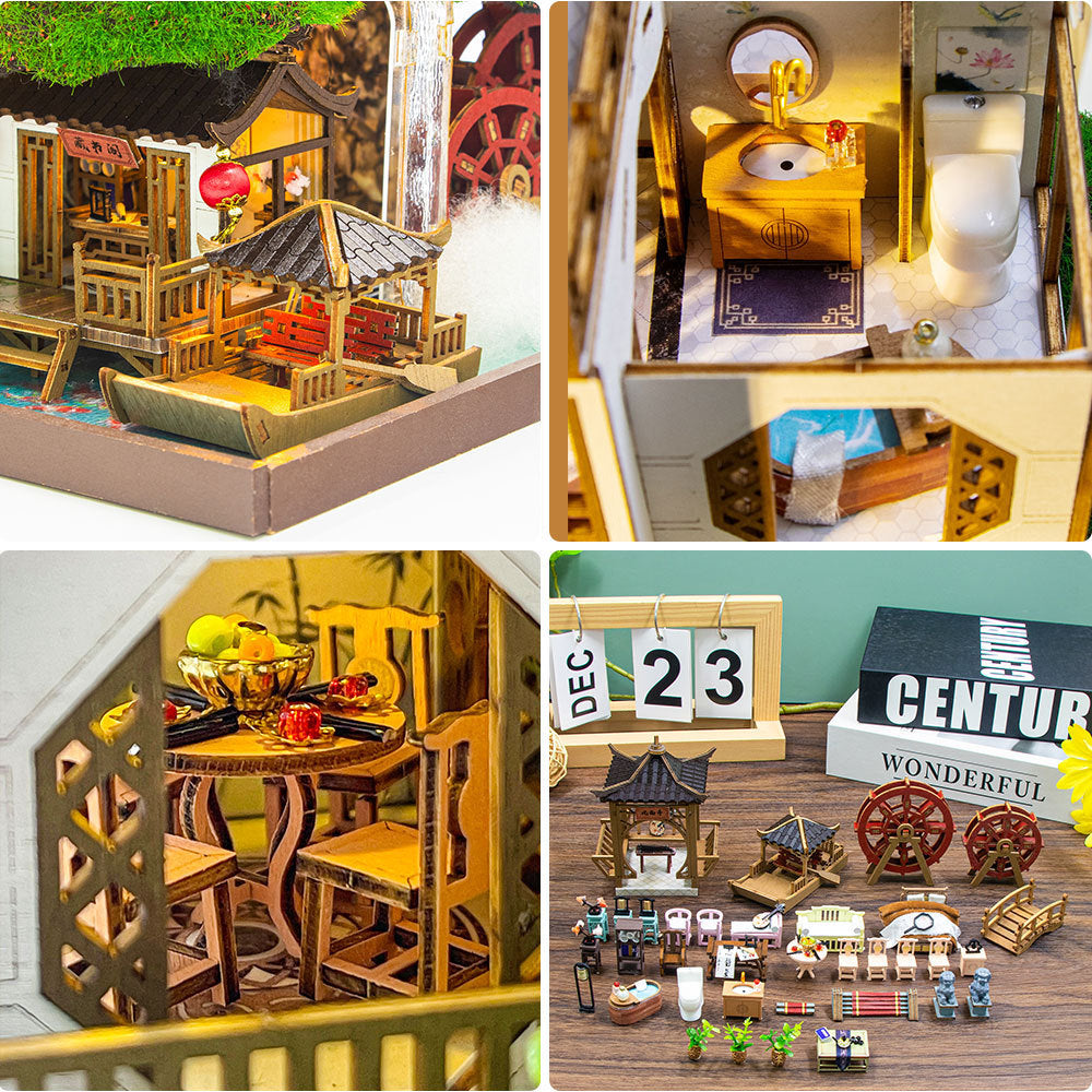 3D Fairyland House Model with Light and Sound Building Kit