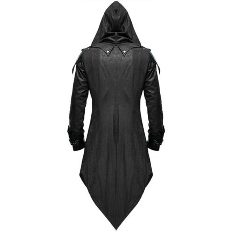Medieval Gothic Performance Coat for Halloween