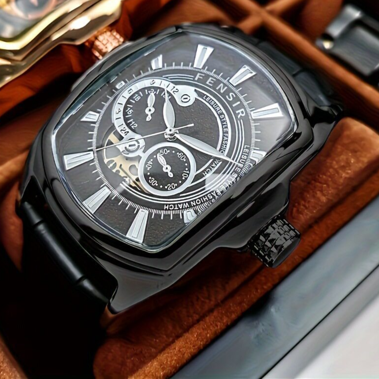 Waterproof luminous quartz watch teemdrop