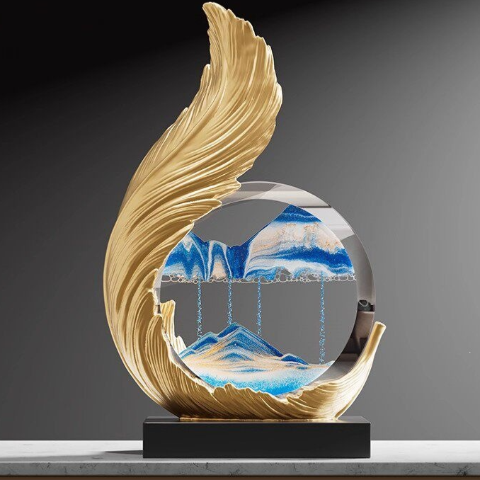 Resin phoenix figurine teemdrop