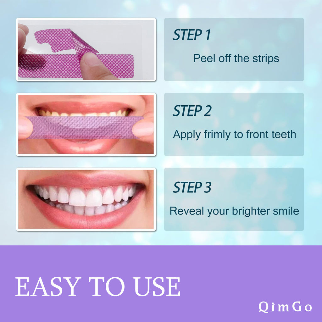Whitening Purple Tooth Stickers