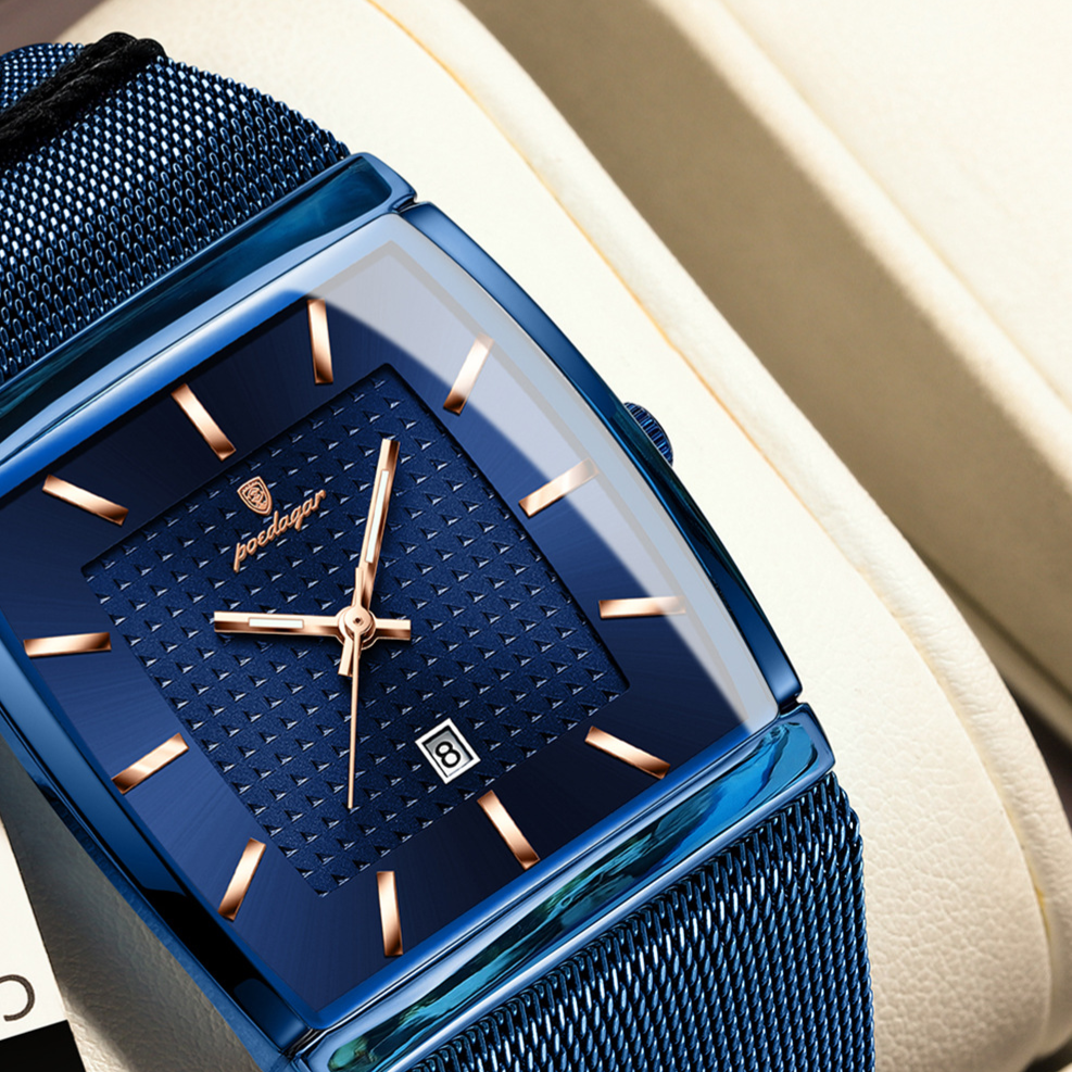 Ultra-Thin Men's Square Quartz Watch teemdrop