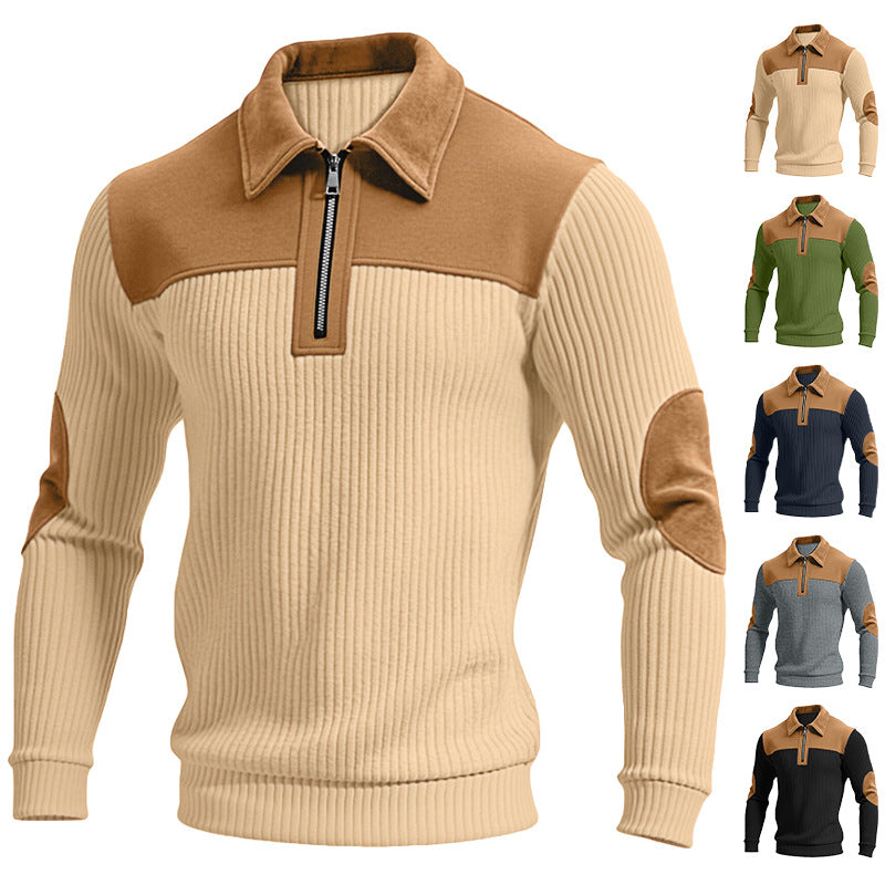 autumn and winter zip-up sweatshirt teemdrop