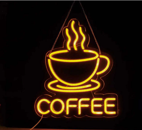 USB Powered LED Neon Light Bar Cafe Bar Home Party Wall Hanging Decorative Lamp teemdrop