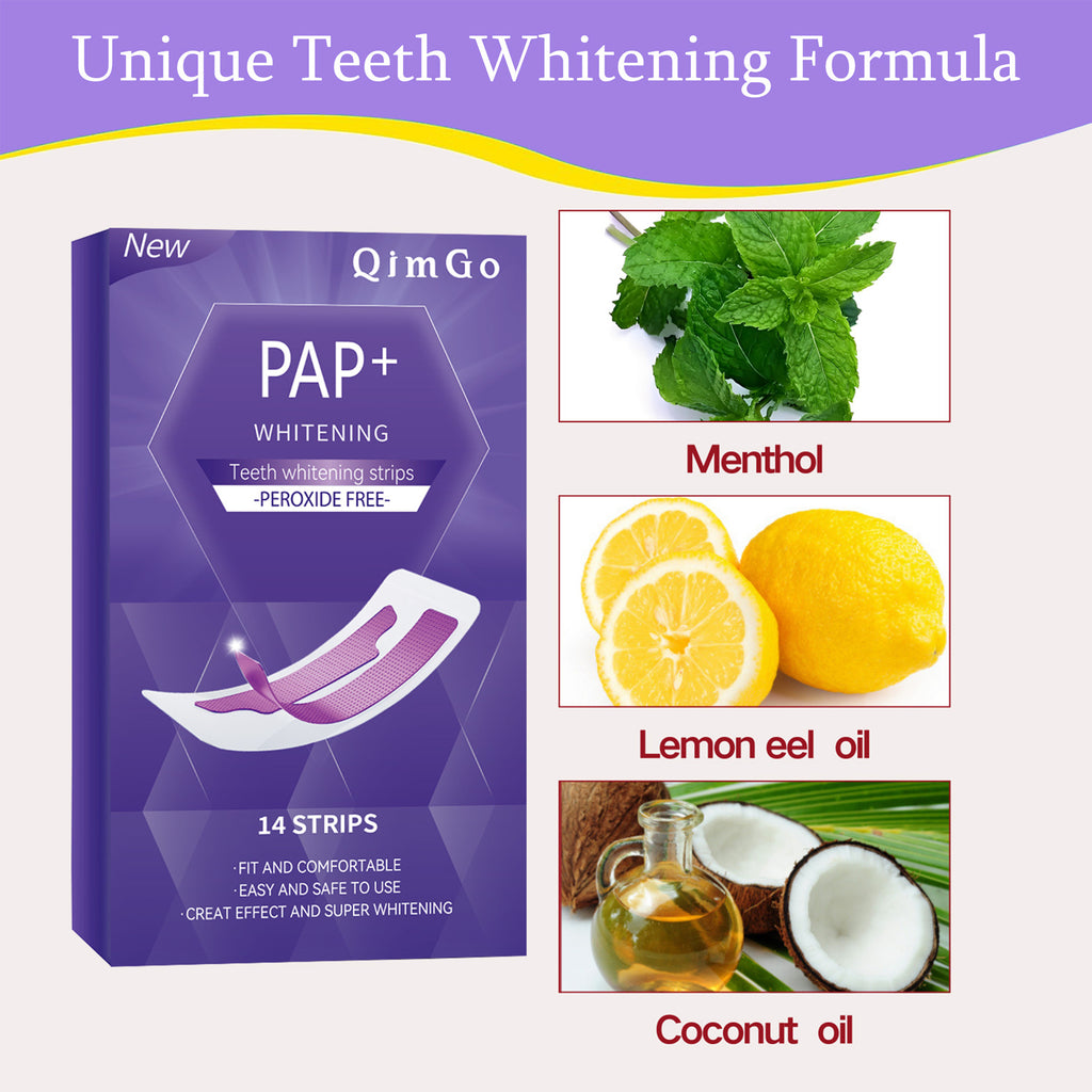 Whitening Purple Tooth Stickers