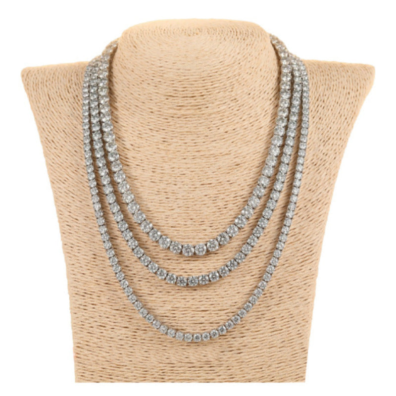 Rhinestone Single Row Necklace