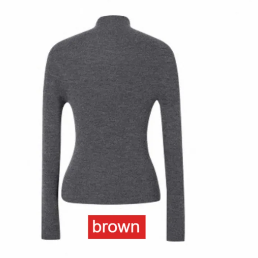 Pure Color Wool Inner Layering Knitwear