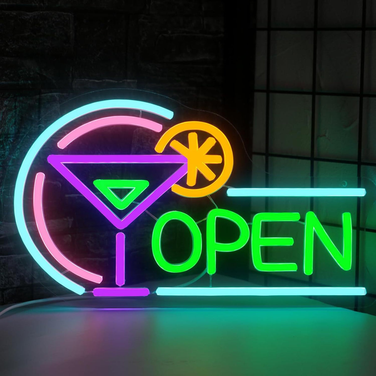 Dimmable LED Neon Sign Light teemdrop
