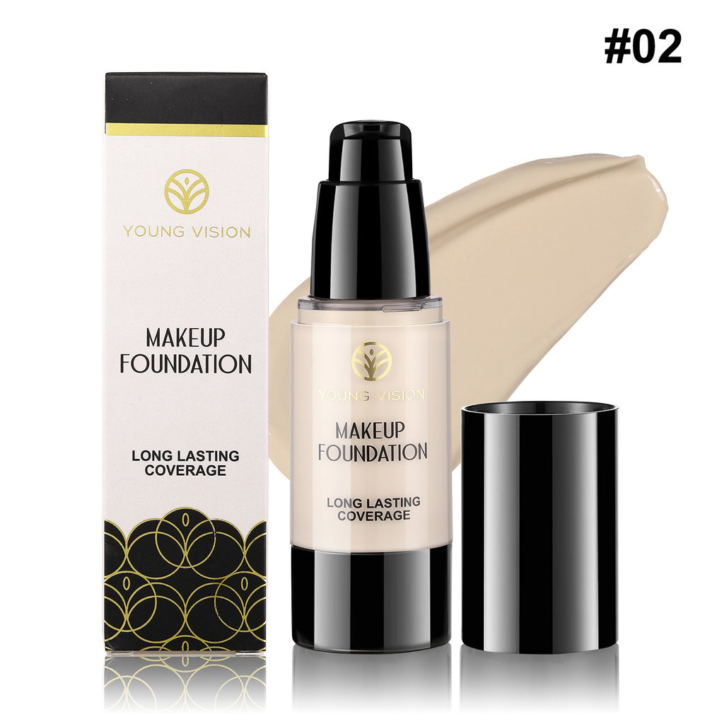 Press-on matte oil-control waterproof concealer foundation liquid teemdrop
