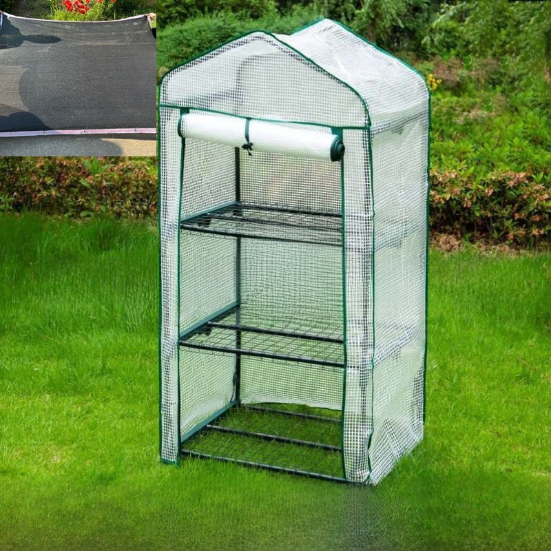 Transparent Plant Greenhouse Cover with Shelf