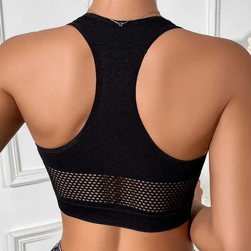 Stretch mesh vest teemdrop