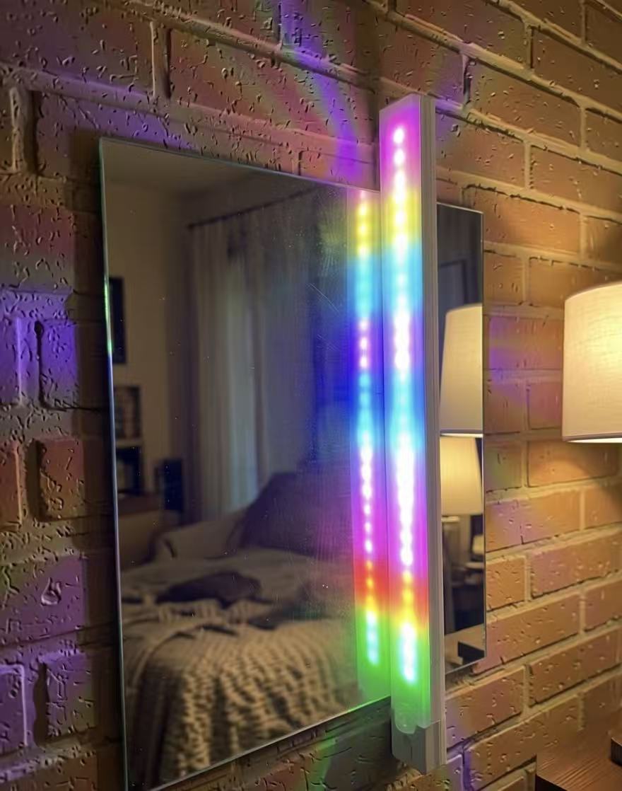 Magnetic strip wireless night light