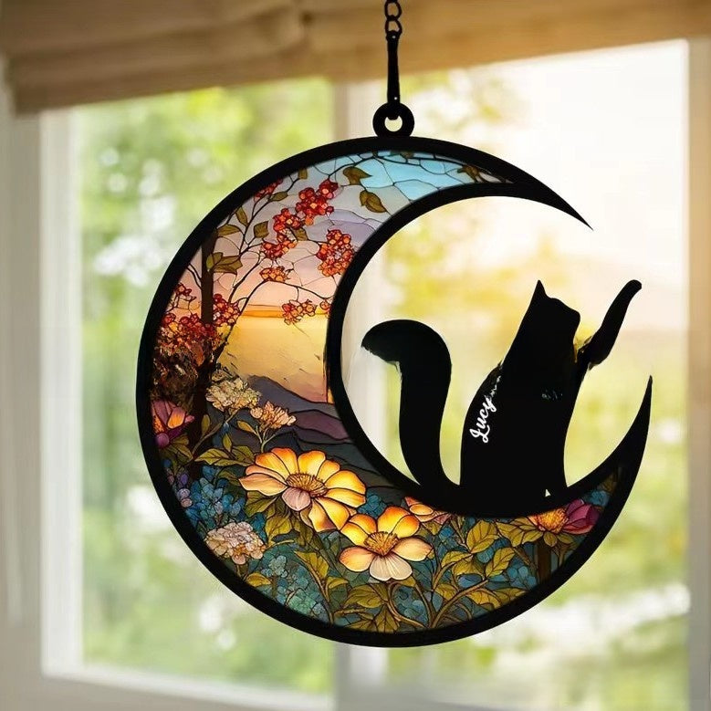 Dog Cat Window Hanging Ornament Personalized Gift