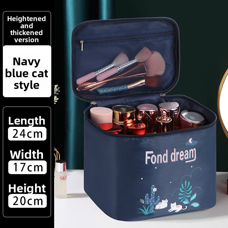 Newly Upgraded Extra Large Cosmetic Bag Portable 2021 New Skin Care Product Cosmetics Bag Travel Heightened Waterproof Cloth Bag for Women