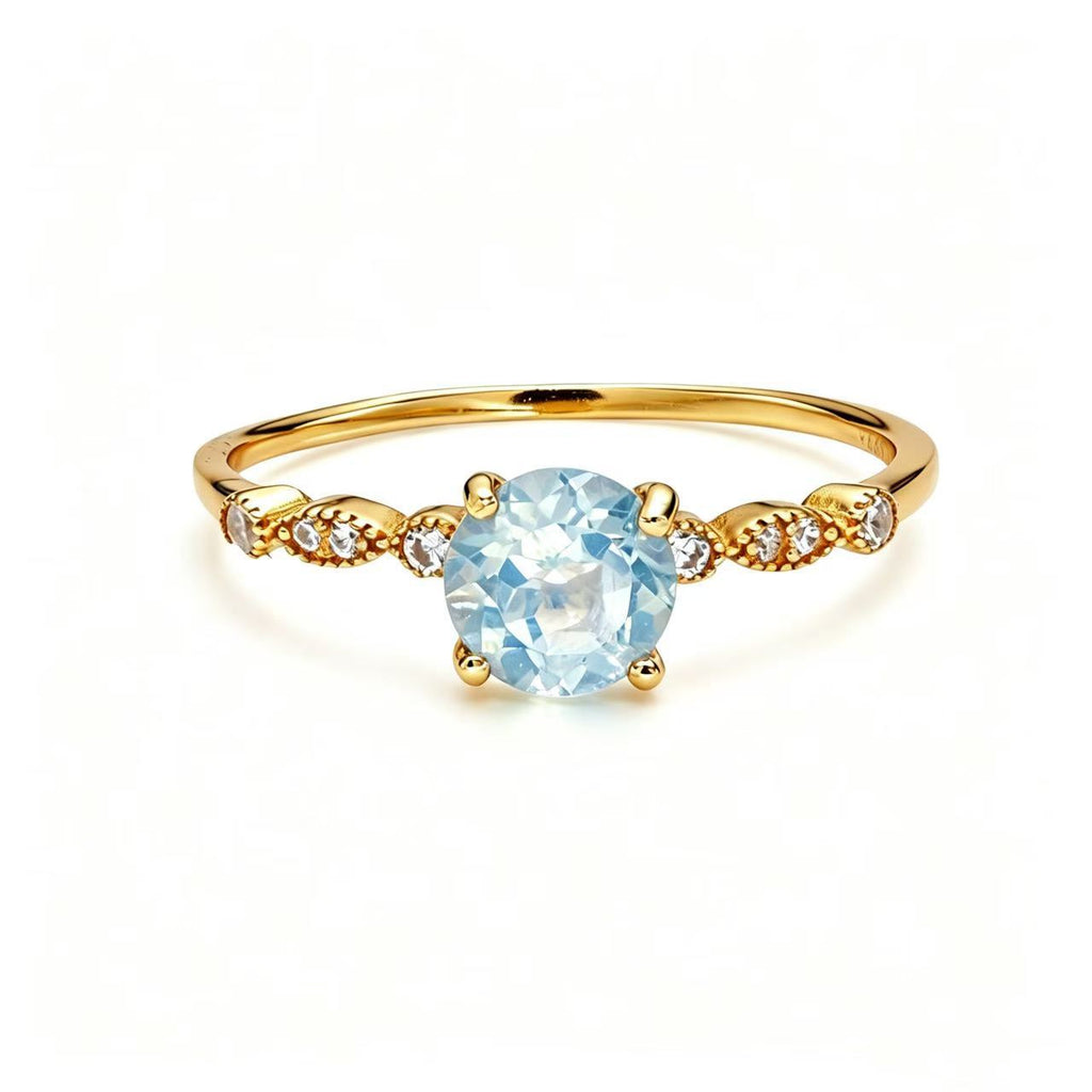 Twelve-month birthstone ring
