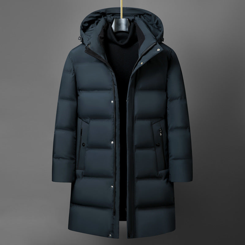 Men's Anti-Velvet Lined Hat Craft Down Jacket teemdrop