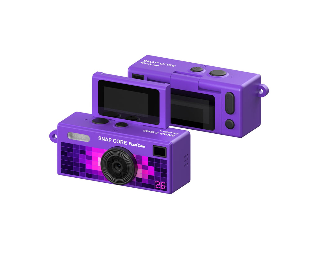 Flip-screen retro-style campus student digital camera teemdrop