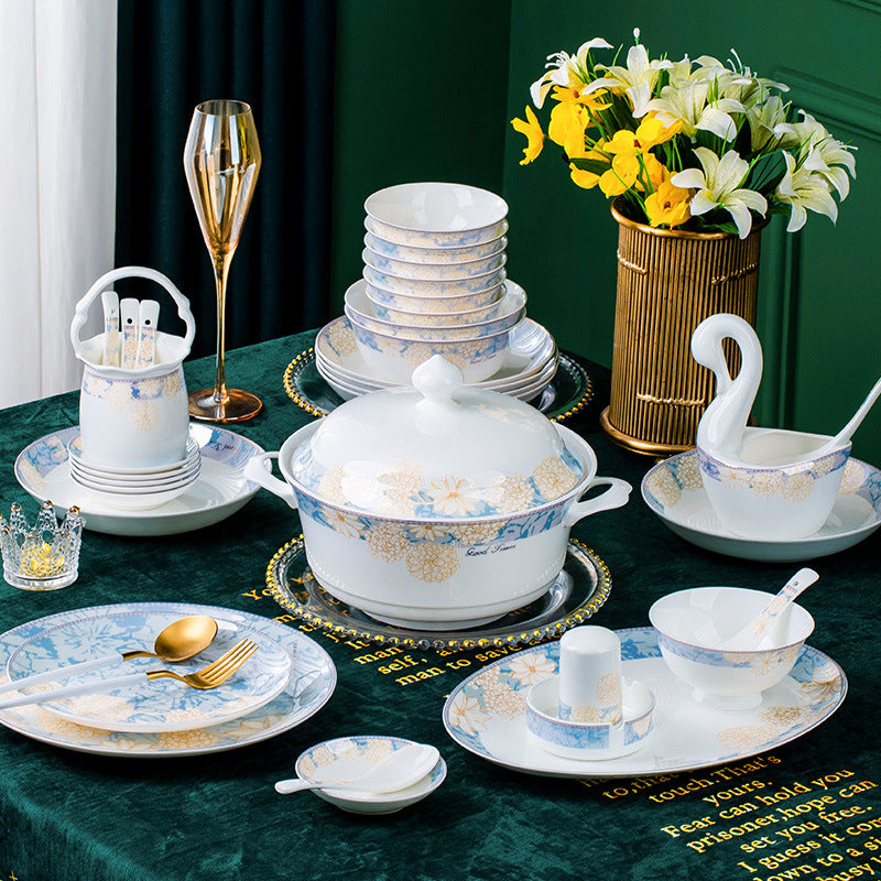 Jingdezhen Bone China Tableware Set