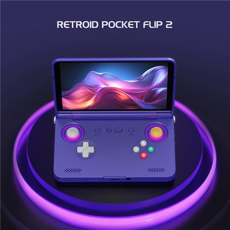 Flip cover folding retro open-source Android handheld console