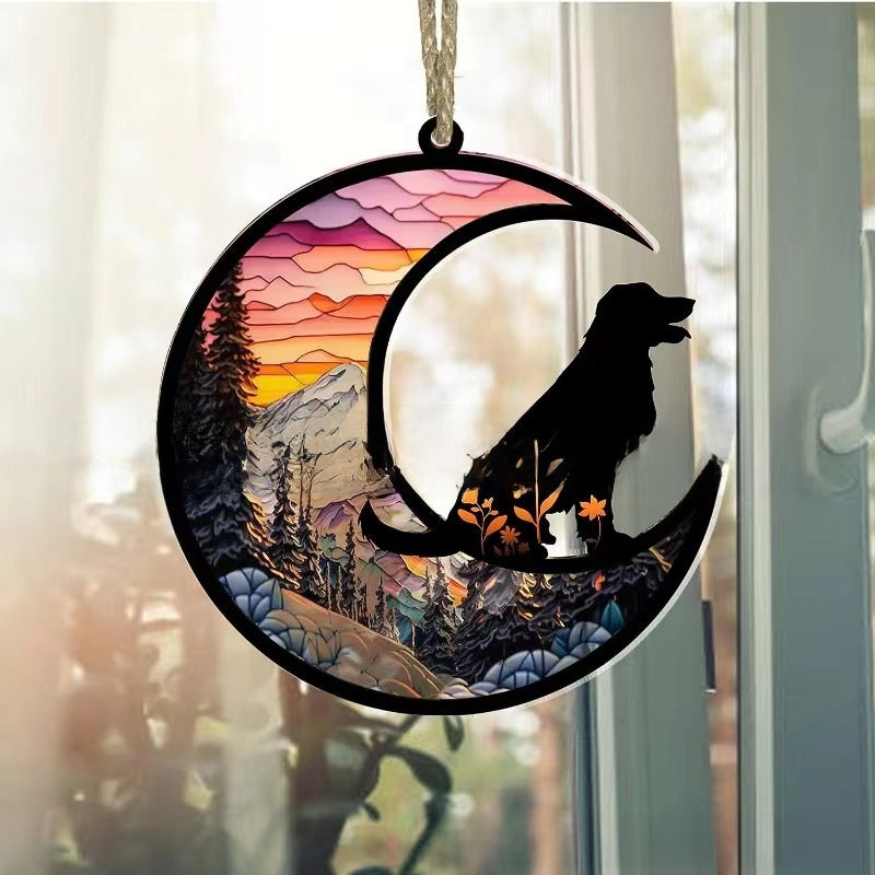 Dog Cat Window Hanging Ornament Personalized Gift