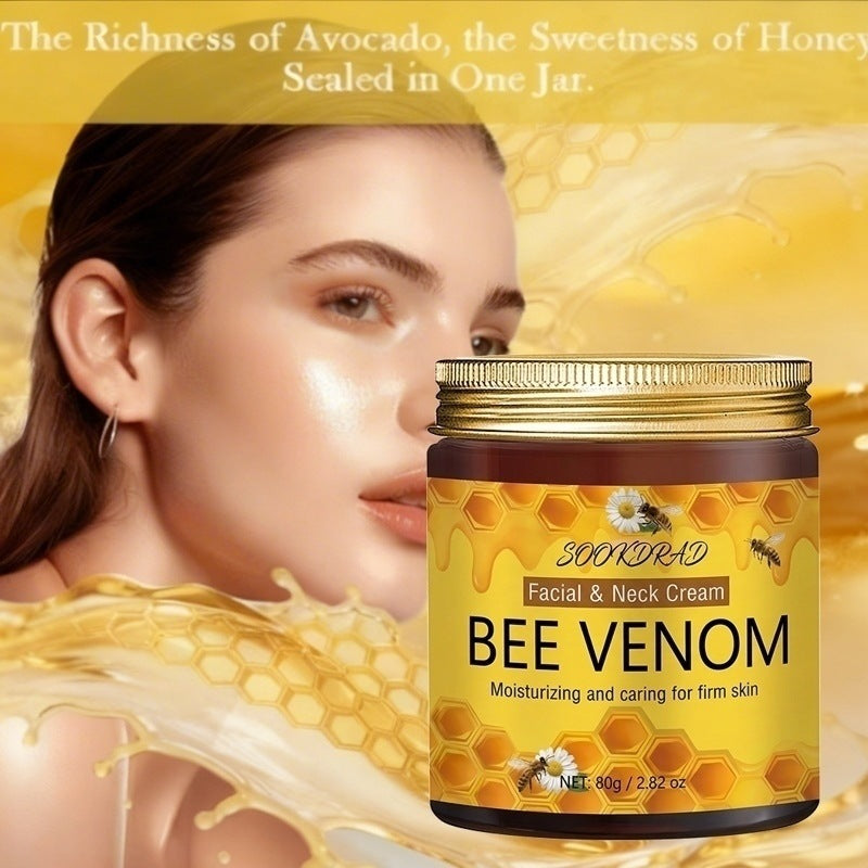Bee Venom Face and Neck Cream Moisturizing Skin-Tightening 80g teemdrop